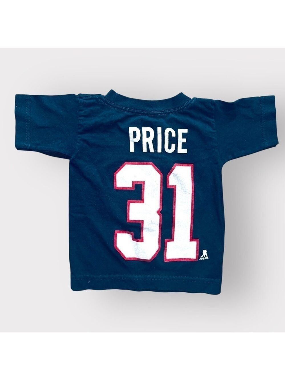 Carey Price NHL Montreal Canadiens Blue Red Short Sleeve Tee kids Unisex Size 2T
